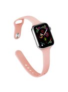 For Apple Watch 10 46mm / Ultra 2 / Ultra 49mm / 9 8 7 45mm / SE (2023) SE (2022) SE 6 5 4 44mm / 3 2 1 42mm Watch Straps Slim Band - Vintage Rose