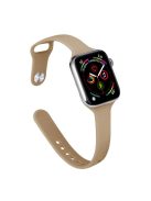 For Apple Watch 10 46mm / Ultra 2 / Ultra 49mm / 9 8 7 45mm / SE (2023) SE (2022) SE 6 5 4 44mm / 3 2 1 42mm Watch Straps Slim Band - Walnut