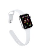 For Apple Watch 10 46mm / Ultra 2 / Ultra 49mm / 9 8 7 45mm / SE (2023) SE (2022) SE 6 5 4 44mm / 3 2 1 42mm Watch Straps Slim Band - White