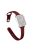 For Apple Watch 10 46mm / Ultra 2 / Ultra 49mm / 9 8 7 45mm / SE (2023) SE (2022) SE 6 5 4 44mm / 3 2 1 42mm Watch Straps Slim Band - Wine Red