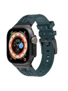 For Apple Watch 10 46mm / Ultra 2 / Ultra 49mm / 9 8 7 45mm / SE (2023) SE (2022) SE 6 5 4 44mm / 3 2 1 42mm Watchband -Black Buckle+Blackish Green