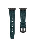 For Apple Watch 10 46mm / Ultra 2 / Ultra 49mm / 9 8 7 45mm / SE (2023) SE (2022) SE 6 5 4 44mm / 3 2 1 42mm Watchband -Black Buckle+Blackish Green