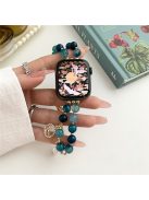 For Apple Watch 10 46mm / Ultra 2 / Ultra 49mm / 9 8 7 45mm / SE (2023) SE (2022) SE 6 5 4 44mm / 3 2 1 42mm Watchband with Rhinestone Decor - Blue