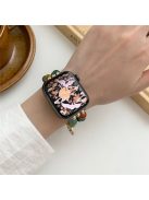 For Apple Watch 10 46mm / Ultra 2 / Ultra 49mm / 9 8 7 45mm / SE (2023) SE (2022) SE 6 5 4 44mm / 3 2 1 42mm Watchband with Rhinestone Decor - Colorful