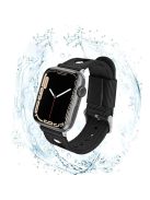 For Apple Watch 10 46mm / Ultra 2 / Ultra 49mm / 9 8 7 45mm / SE (2023) SE (2022) SE 6 5 4 44mm / 3 2 1 42mm Waterproof Nylon Watch Band - Black