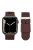 For Apple Watch 10 46mm / Ultra 2 / Ultra 49mm / 9 8 7 45mm / SE (2023) SE (2022) SE 6 5 4 44mm / 3 2 1 42mm Waterproof Nylon Watch Band - Dark Brown