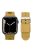 For Apple Watch 10 46mm / Ultra 2 / Ultra 49mm / 9 8 7 45mm / SE (2023) SE (2022) SE 6 5 4 44mm / 3 2 1 42mm Waterproof Nylon Watch Band - Gold