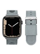 For Apple Watch 10 46mm / Ultra 2 / Ultra 49mm / 9 8 7 45mm / SE (2023) SE (2022) SE 6 5 4 44mm / 3 2 1 42mm Waterproof Nylon Watch Band - Grey