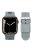 For Apple Watch 10 46mm / Ultra 2 / Ultra 49mm / 9 8 7 45mm / SE (2023) SE (2022) SE 6 5 4 44mm / 3 2 1 42mm Waterproof Nylon Watch Band - Grey