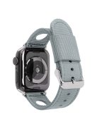 For Apple Watch 10 46mm / Ultra 2 / Ultra 49mm / 9 8 7 45mm / SE (2023) SE (2022) SE 6 5 4 44mm / 3 2 1 42mm Waterproof Nylon Watch Band - Grey