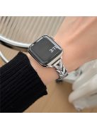 For Apple Watch 10 46mm / Ultra 2 / Ultra 49mm / 9 8 7 45mm / SE (2023) SE (2022) SE 6 5 4 44mm / 3 2 1 42mm Wheat Spike Zinc Alloy Wristband - Silver