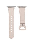 For Apple Watch 10 46mm / Ultra 2 / Ultra 49mm / 9 8 7 45mm / SE (2023) SE (2022) SE 6 5 4 44mm / 3 2 1 42mm Wrist Strap -  Pink