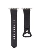 For Apple Watch 10 46mm / Ultra 2 / Ultra 49mm / 9 8 7 45mm / SE (2023) SE (2022) SE 6 5 4 44mm / 3 2 1 42mm Wrist Strap - Black