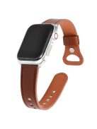 For Apple Watch 10 46mm / Ultra 2 / Ultra 49mm / 9 8 7 45mm / SE (2023) SE (2022) SE 6 5 4 44mm / 3 2 1 42mm Wrist Strap - Brown