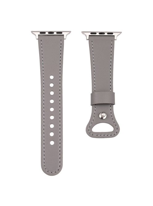 For Apple Watch 10 46mm / Ultra 2 / Ultra 49mm / 9 8 7 45mm / SE (2023) SE (2022) SE 6 5 4 44mm / 3 2 1 42mm Wrist Strap - Elephant Grey