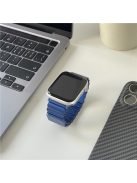 For Apple Watch 10 46mm / Ultra 2 / Ultra 49mm / 9 8 7 45mm / SE (2023) SE (2022) SE 6 5 4 44mm / 3 2 1 42mm Wrist Strap Magnetic Watch Band - Blue