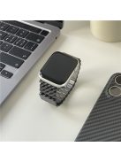 For Apple Watch 10 46mm / Ultra 2 / Ultra 49mm / 9 8 7 45mm / SE (2023) SE (2022) SE 6 5 4 44mm / 3 2 1 42mm Wrist Strap Magnetic Watch Band - Carbon Fiber 2