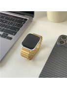 For Apple Watch 10 46mm / Ultra 2 / Ultra 49mm / 9 8 7 45mm / SE (2023) SE (2022) SE 6 5 4 44mm / 3 2 1 42mm Wrist Strap Magnetic Watch Band - Gold