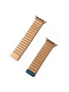 For Apple Watch 10 46mm / Ultra 2 / Ultra 49mm / 9 8 7 45mm / SE (2023) SE (2022) SE 6 5 4 44mm / 3 2 1 42mm Wrist Strap Magnetic Watch Band - Rose Gold