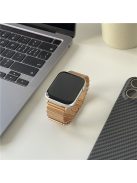 For Apple Watch 10 46mm / Ultra 2 / Ultra 49mm / 9 8 7 45mm / SE (2023) SE (2022) SE 6 5 4 44mm / 3 2 1 42mm Wrist Strap Magnetic Watch Band - Rose Gold