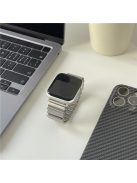 For Apple Watch 10 46mm / Ultra 2 / Ultra 49mm / 9 8 7 45mm / SE (2023) SE (2022) SE 6 5 4 44mm / 3 2 1 42mm Wrist Strap Magnetic Watch Band - Silver