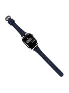 For Apple Watch 10 46mm / Ultra 2 / Ultra 49mm / 9 8 7 45mm / SE (2023) SE (2022) SE 6 5 4 44mm / 3 2 1 42mm Wristband Bracelet - Dark Blue / Black Buckle