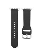 For Apple Watch 10 46mm / Ultra 2 / Ultra 49mm / 9 8 7 45mm / SE (2023) SE (2022) SE 6 5 4 44mm / 3 2 1 42mm Wristwatch Strap Replacement - Black