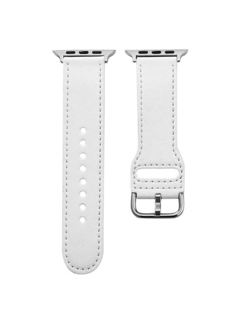 For Apple Watch 10 46mm / Ultra 2 / Ultra 49mm / 9 8 7 45mm / SE (2023) SE (2022) SE 6 5 4 44mm / 3 2 1 42mm Wristwatch Strap Replacement - White