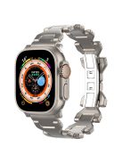 For Apple Watch 10 46mm / Ultra 2 / Ultra 49mm / 9 8 7 45mm / SE (2023) SE (2022) SE 6 5 4 44mm / 3 2 1 42mm Y-Shape Titanium Steel Wrist Strap - Titanium