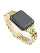 For Apple Watch 10 46mm / Ultra 2 / Ultra 49mm / 9 8 7 45mm / SE (2023) SE (2022) SE 6 5 4 44mm / 3 2 1 42mm Zinc Alloy Band - Gold