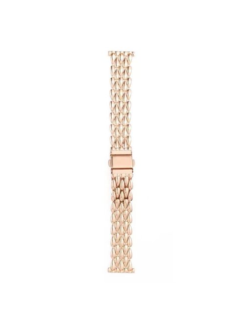 For Apple Watch 10 46mm / Ultra 2 / Ultra 49mm / 9 8 7 45mm / SE (2023) SE (2022) SE 6 5 4 44mm / 3 2 1 42mm Zinc Alloy Band - Rose Gold