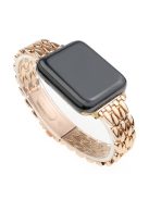 For Apple Watch 10 46mm / Ultra 2 / Ultra 49mm / 9 8 7 45mm / SE (2023) SE (2022) SE 6 5 4 44mm / 3 2 1 42mm Zinc Alloy Band - Rose Gold