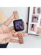 For Apple Watch 10 46mm / Ultra 2 / Ultra 49mm / 9 8 7 45mm / SE (2023) SE (2022) SE 6 5 4 44mm / 3 2 1 42mm Zinc Alloy Band - Rose Gold