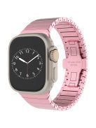 For Apple Watch 10 46mm / Ultra 2 / Ultra 49mm / 9 8 7 45mm / SE (2023) SE (2022) SE 6 5 4 44mm / 3 2 1 42mm Zinc Alloy Men Watch Strap - Pink