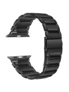 For Apple Watch 10 46mm / Ultra 2 / Ultra 49mm / 9 8 7 45mm / SE (2023) SE (2022) SE 6 5 4 44mm / 3 2 1 42mm Zinc Alloy Smartwatch Strap - Black