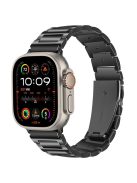 For Apple Watch 10 46mm / Ultra 2 / Ultra 49mm / 9 8 7 45mm / SE (2023) SE (2022) SE 6 5 4 44mm / 3 2 1 42mm Zinc Alloy Smartwatch Strap - Black