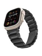 For Apple Watch 10 46mm / Ultra 2 / Ultra 49mm / 9 8 7 45mm / SE (2023) SE (2022) SE 6 5 4 44mm / 3 2 1 42mm Zinc Alloy Smartwatch Strap - Black