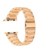 For Apple Watch 10 46mm / Ultra 2 / Ultra 49mm / 9 8 7 45mm / SE (2023) SE (2022) SE 6 5 4 44mm / 3 2 1 42mm Zinc Alloy Smartwatch Strap - Rose Gold