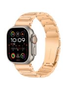 For Apple Watch 10 46mm / Ultra 2 / Ultra 49mm / 9 8 7 45mm / SE (2023) SE (2022) SE 6 5 4 44mm / 3 2 1 42mm Zinc Alloy Smartwatch Strap - Rose Gold