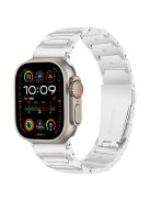 For Apple Watch 10 46mm / Ultra 2 / Ultra 49mm / 9 8 7 45mm / SE (2023) SE (2022) SE 6 5 4 44mm / 3 2 1 42mm Zinc Alloy Smartwatch Strap - Silver