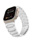 For Apple Watch 10 46mm / Ultra 2 / Ultra 49mm / 9 8 7 45mm / SE (2023) SE (2022) SE 6 5 4 44mm / 3 2 1 42mm Zinc Alloy Smartwatch Strap - Silver