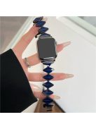 For Apple Watch 10 46mm / Ultra 2 / Ultra 49mm / 9 8 7 45mm / SE (2023) SE (2022) SE 6 5 4 44mm / 3 2 1 42mm Zinc Alloy Watch Band - Blue / Black Buckle