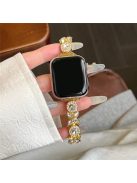 For Apple Watch 10 46mm / Ultra 2 / Ultra 49mm / 9 8 7 45mm / SE (2023) SE (2022) SE 6 5 4 44mm / 3 2 1 42mm Zinc Alloy Watch Band - Gold