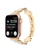 For Apple Watch 10 46mm / Ultra 2 / Ultra 49mm / 9 8 7 45mm / SE (2023) SE (2022) SE 6 5 4 44mm / 3 2 1 42mm Zinc Alloy Watch Band - Gold