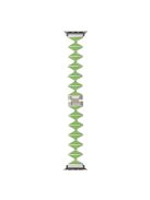 For Apple Watch 10 46mm / Ultra 2 / Ultra 49mm / 9 8 7 45mm / SE (2023) SE (2022) SE 6 5 4 44mm / 3 2 1 42mm Zinc Alloy Watch Band - Green / Starlight Buckle