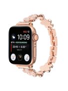 For Apple Watch 10 46mm / Ultra 2 / Ultra 49mm / 9 8 7 45mm / SE (2023) SE (2022) SE 6 5 4 44mm / 3 2 1 42mm Zinc Alloy Watch Band - Rose Gold