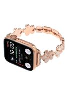 For Apple Watch 10 46mm / Ultra 2 / Ultra 49mm / 9 8 7 45mm / SE (2023) SE (2022) SE 6 5 4 44mm / 3 2 1 42mm Zinc Alloy Watch Band - Rose Gold