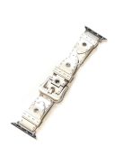 For Apple Watch 10 46mm / Ultra 2 / Ultra 49mm / 9 8 7 45mm / SE (2023) SE (2022) SE 6 5 4 44mm / 3 2 1 42mm Zinc Alloy Watch Strap - Starlight