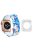 For Apple Watch Series 1 / 2 / 3 38mm  Replacement Strap with White TPU Case, Pattern Printed Silicone Watchband - Style G