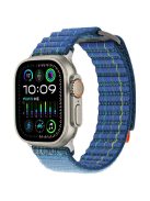 For Apple Watch Series 10 42mm  /  9 8 7 41mm  /  SE (2023) SE (2022) SE 6 5 4 40mm  /  3 2 1 38mm Nylon Loop Watch Strap - Dark Blue